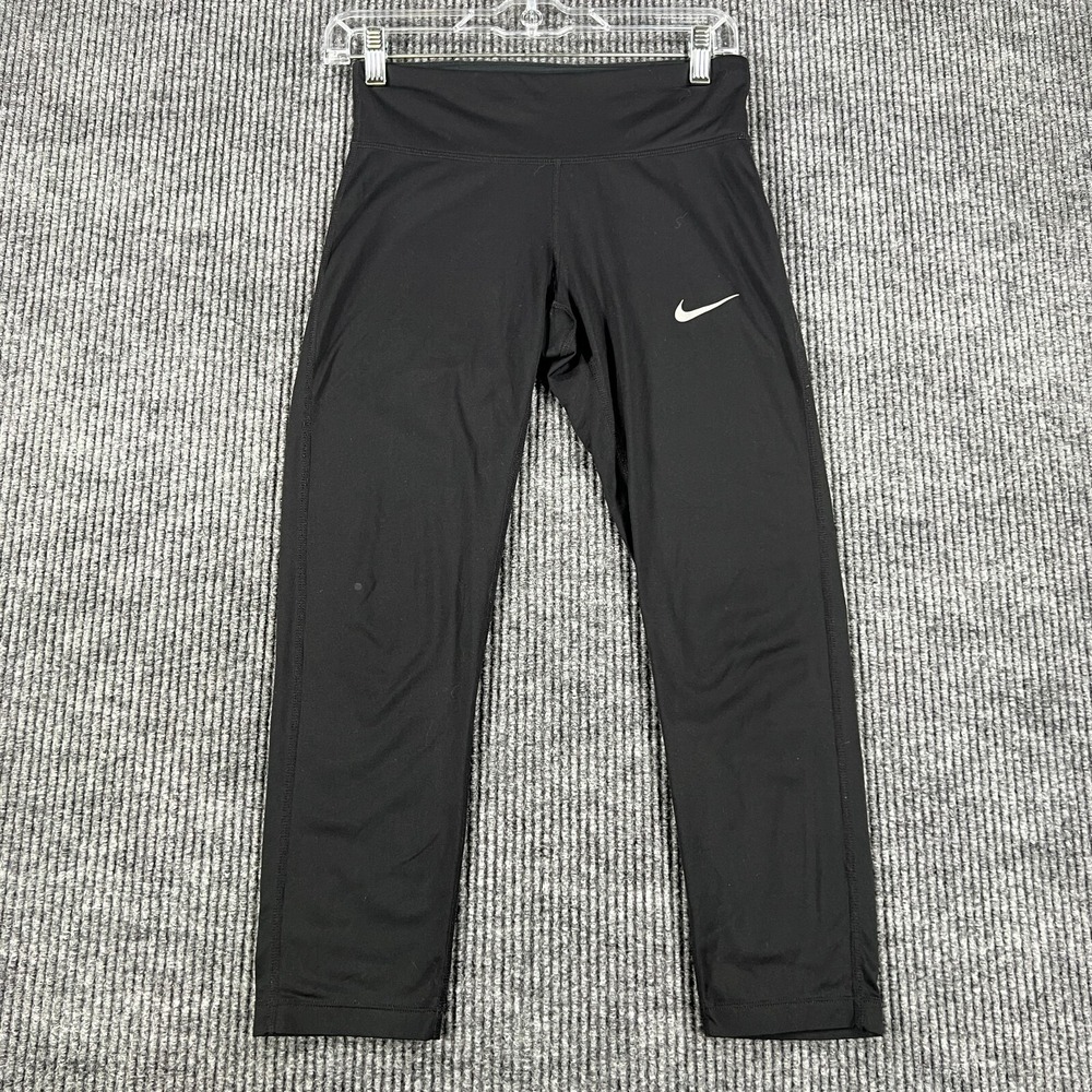 Nike‎ Leggings Dri-Fit Womens Size Small Black Activewear Workout Gym Run Lift
